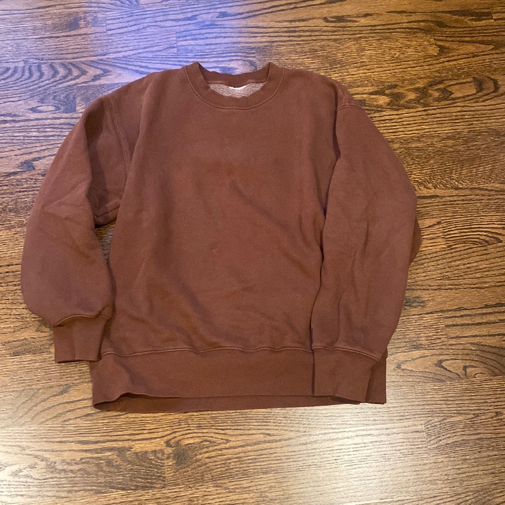 TNA dark brown sweatshirt